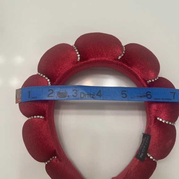 Hot Pink Spa Headband with rhinestones NWOT Self Care, Never Worn - Picture 3 of 6